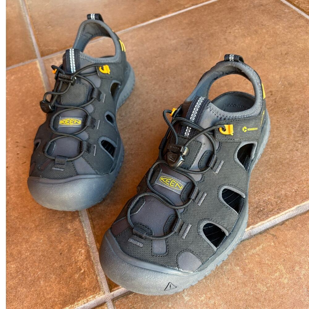 Keen Mens Black SOLR Water Sandals for Outdoor Aquatic Sports Gorpcore size 9 - Picture 13 of 16
